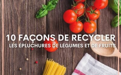 10 façons de recycler les épluchures de légumes et de fruits